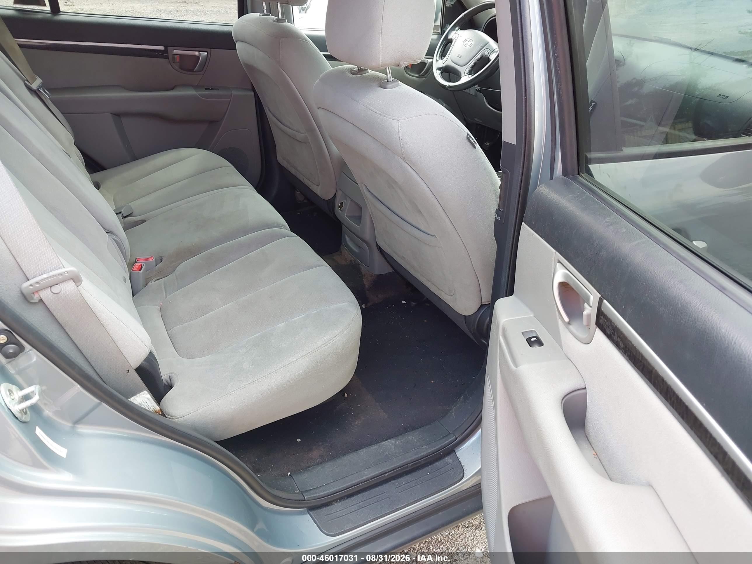 2009 Hyundai Santa Fe Se Gray vin: 5NMSH13E39H236248