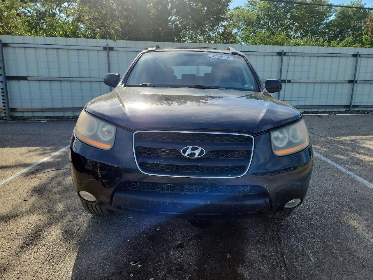 2009 Hyundai Santa Fe Se Black vin: 5NMSH13E39H242387