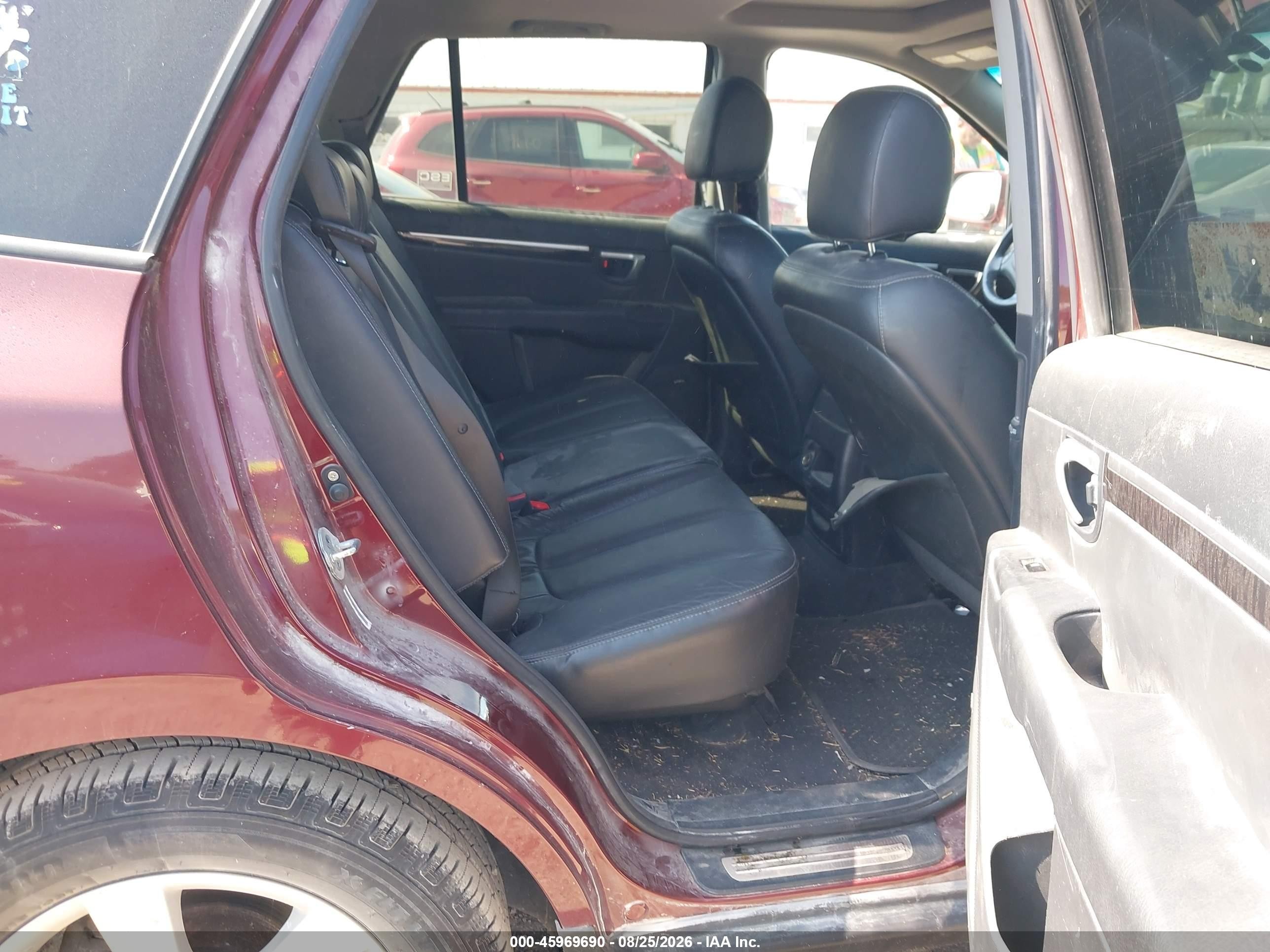 2009 Hyundai Santa Fe Limited Red vin: 5NMSH13E39H287894