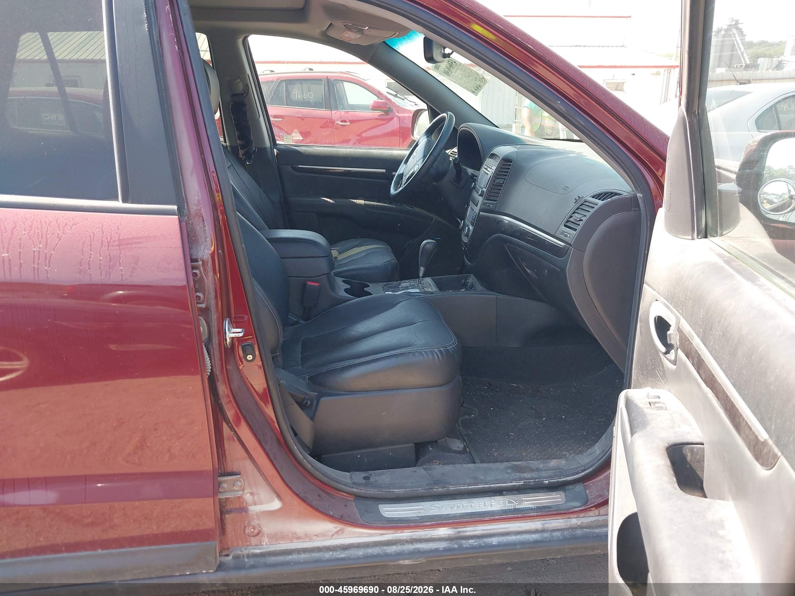 2009 Hyundai Santa Fe Limited Red vin: 5NMSH13E39H287894