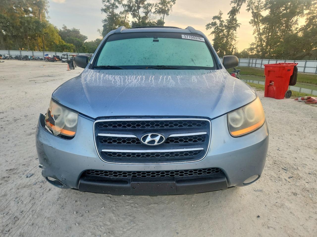 2009 Hyundai Santa Fe Limited Blue vin: 5NMSH13E39H306928