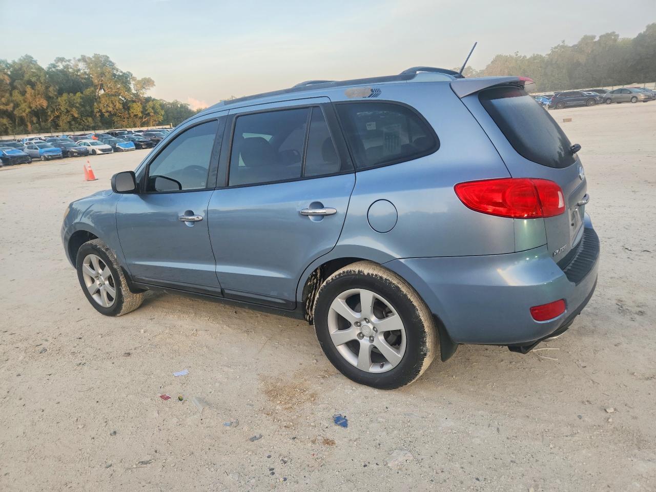 2009 Hyundai Santa Fe Limited Blue vin: 5NMSH13E39H306928