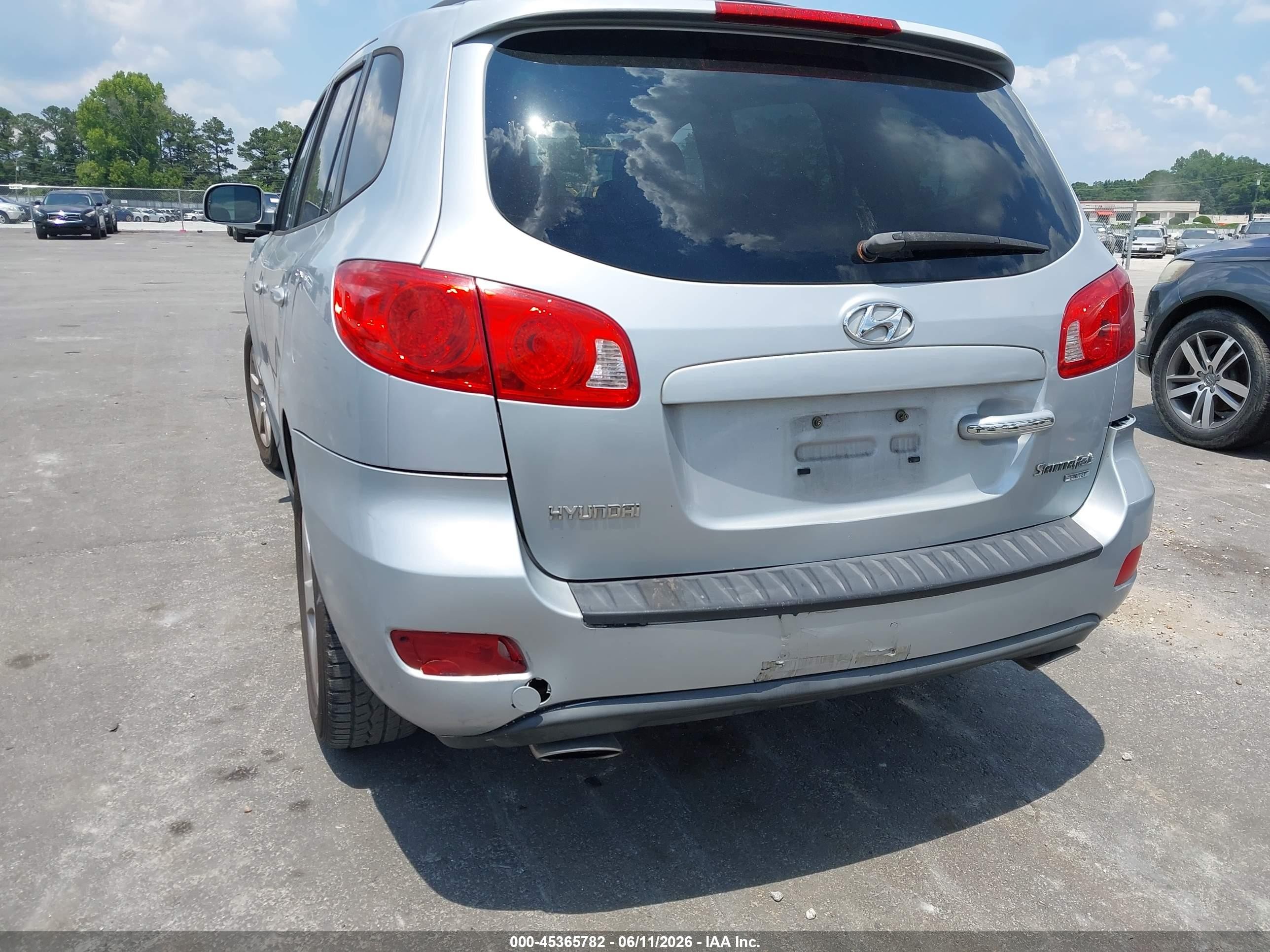 2009 Hyundai Santa Fe Limited Серебряный vin: 5NMSH13E39H310543