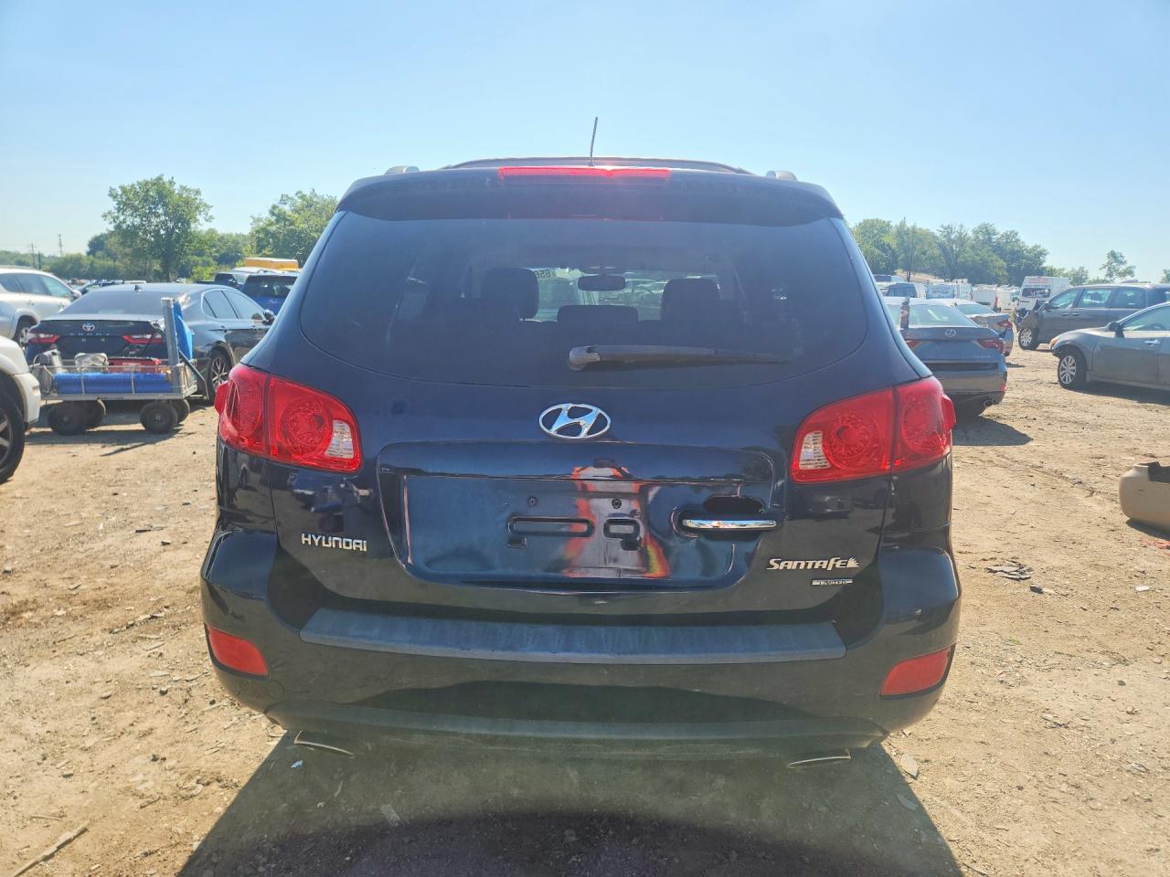 2007 Hyundai Santa Fe Se Blue vin: 5NMSH13E47H016999
