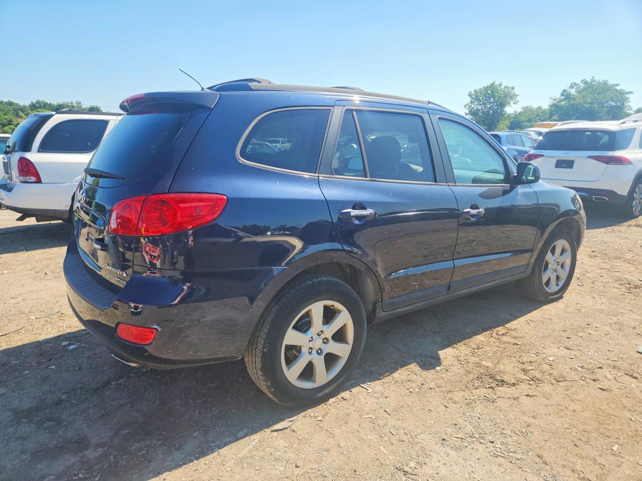 2007 Hyundai Santa Fe Se Blue vin: 5NMSH13E47H016999