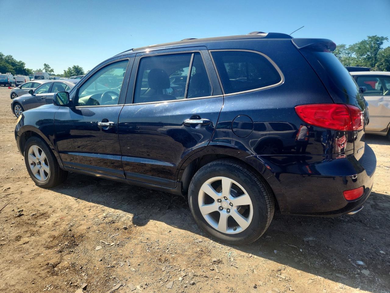 2007 Hyundai Santa Fe Se Blue vin: 5NMSH13E47H016999