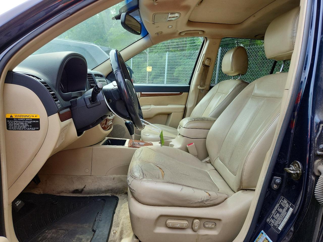 2007 Hyundai Santa Fe Se Blue vin: 5NMSH13E47H016999