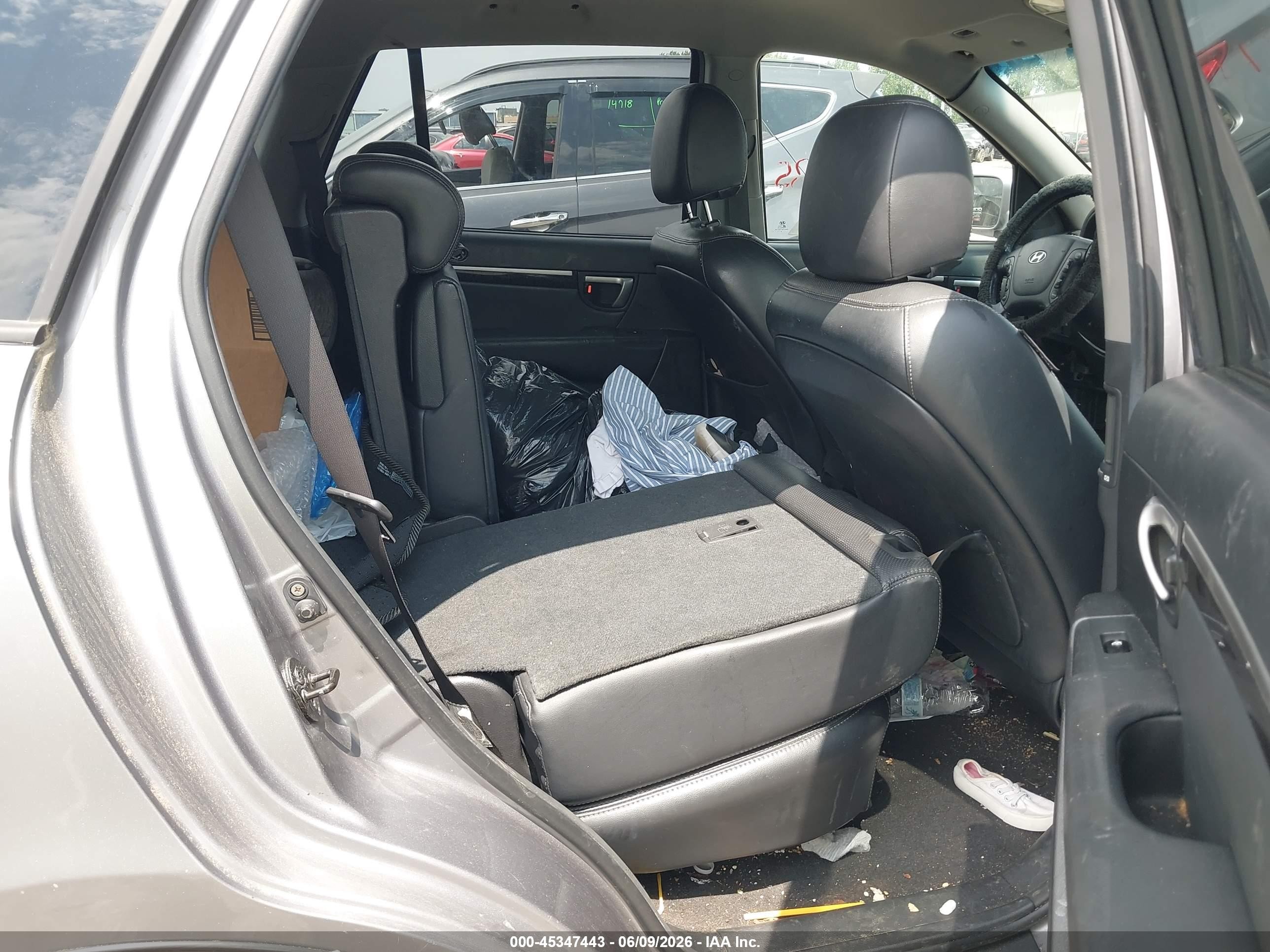 2007 Hyundai Santa Fe Limited/se Серый vin: 5NMSH13E47H018395