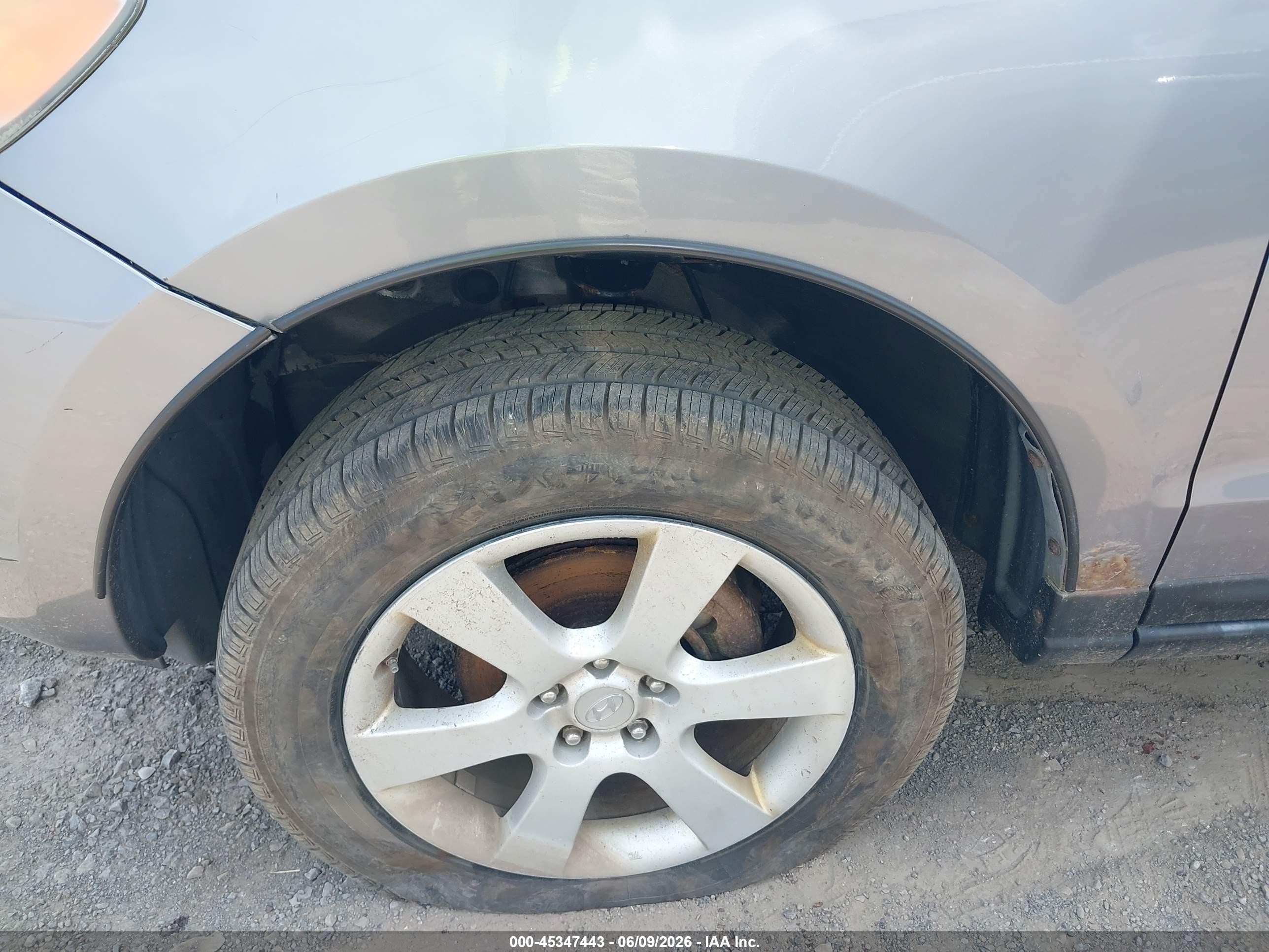 2007 Hyundai Santa Fe Limited/se Серый vin: 5NMSH13E47H018395