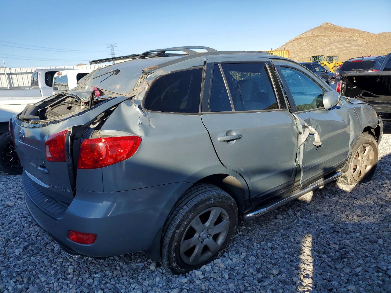 2007 Hyundai Santa Fe Se Gray vin: 5NMSH13E47H033012