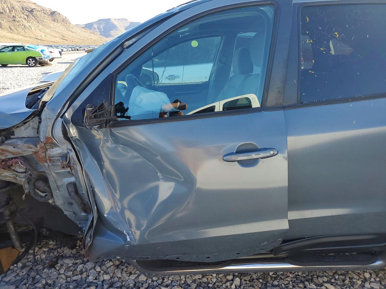 2007 Hyundai Santa Fe Se Gray vin: 5NMSH13E47H033012