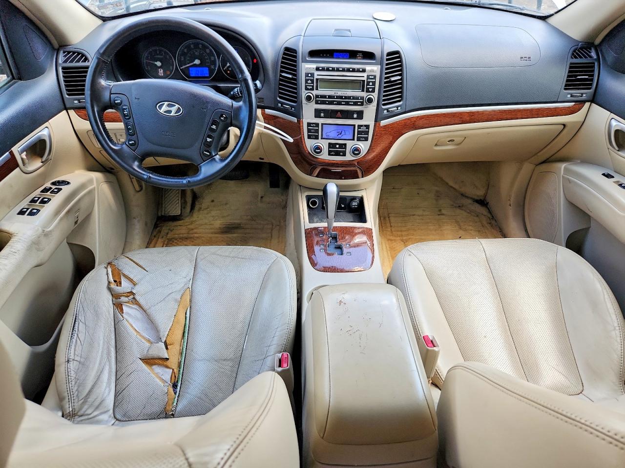 2007 Hyundai Santa Fe Se Blue vin: 5NMSH13E47H047945