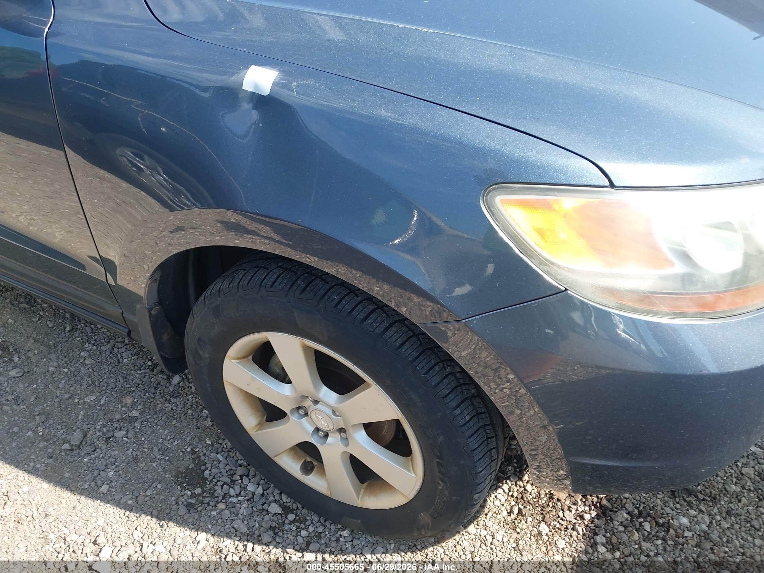 2007 Hyundai Santa Fe Limited/se Gray vin: 5NMSH13E47H064468