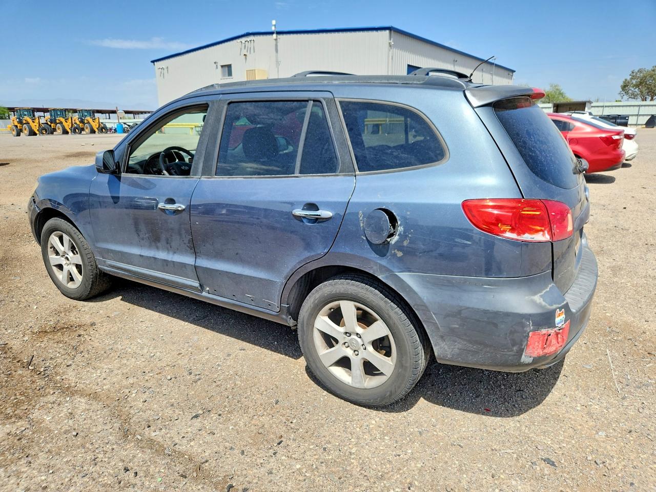 2007 Hyundai Santa Fe Se Бирюзовый vin: 5NMSH13E47H066785