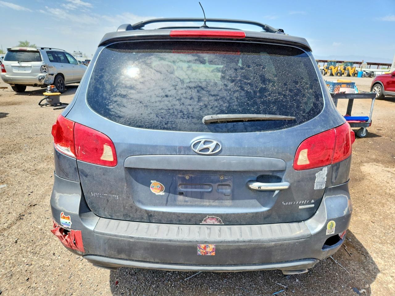2007 Hyundai Santa Fe Se Бирюзовый vin: 5NMSH13E47H066785