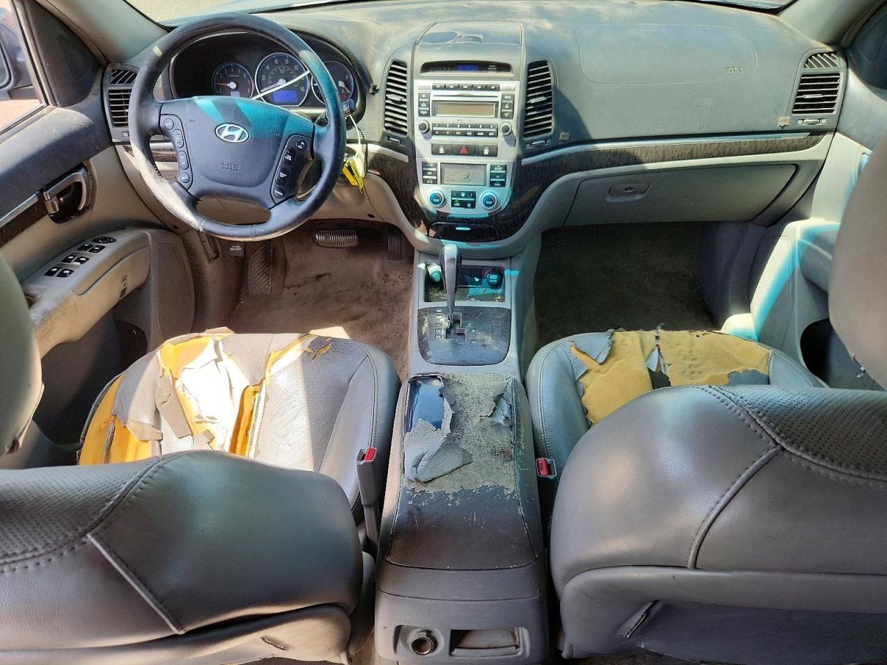 2007 Hyundai Santa Fe Se Бирюзовый vin: 5NMSH13E47H066785