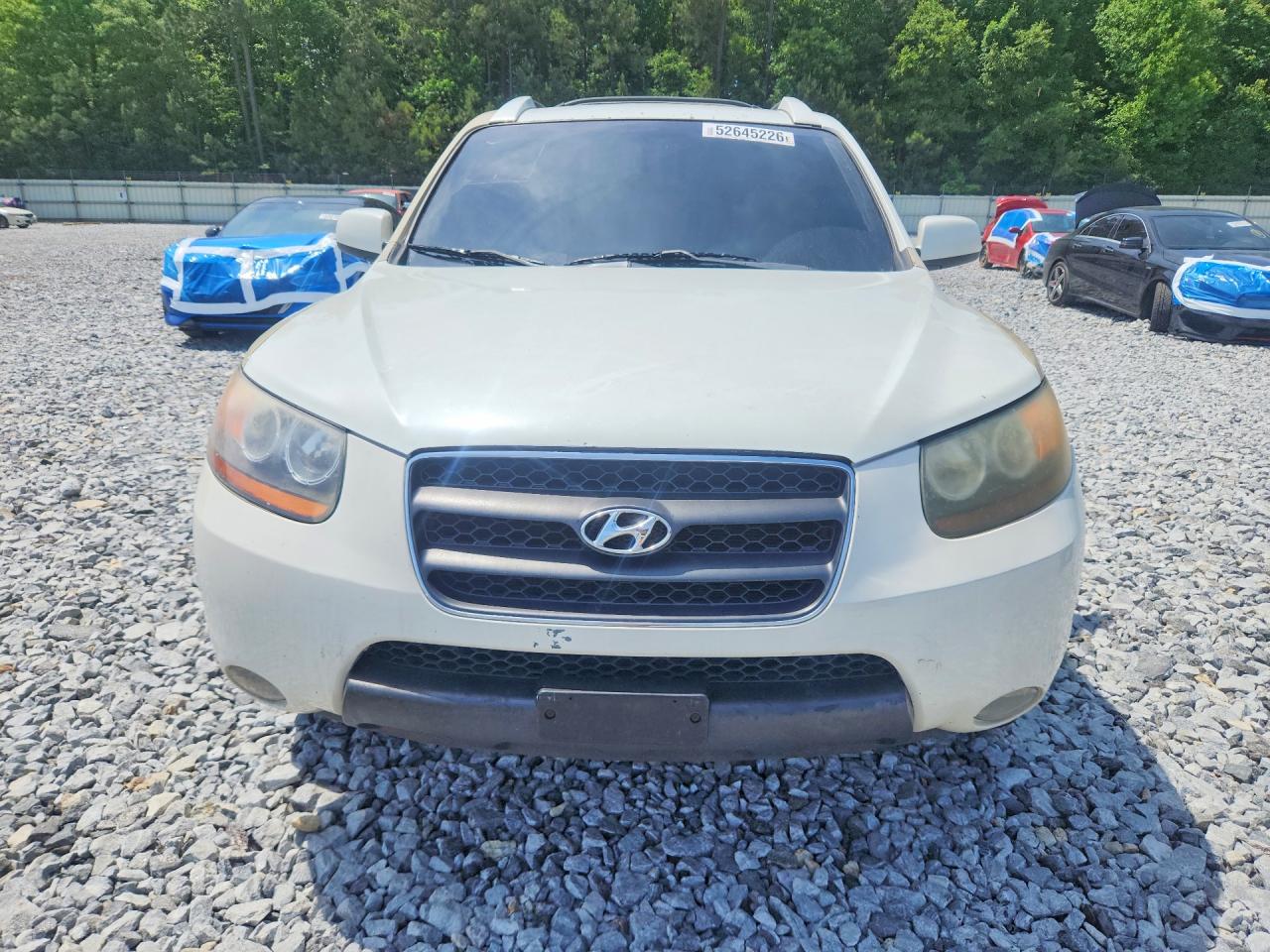 2007 Hyundai Santa Fe Se Белый vin: 5NMSH13E47H086003