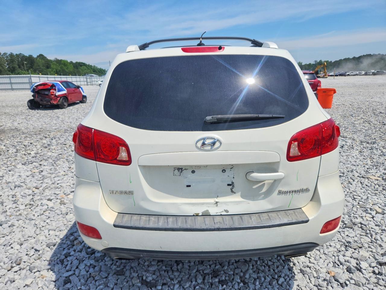 2007 Hyundai Santa Fe Se Белый vin: 5NMSH13E47H086003