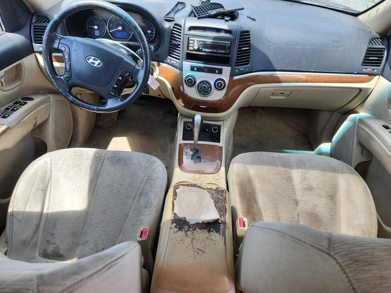 2007 Hyundai Santa Fe Se Burgundy vin: 5NMSH13E47H089354