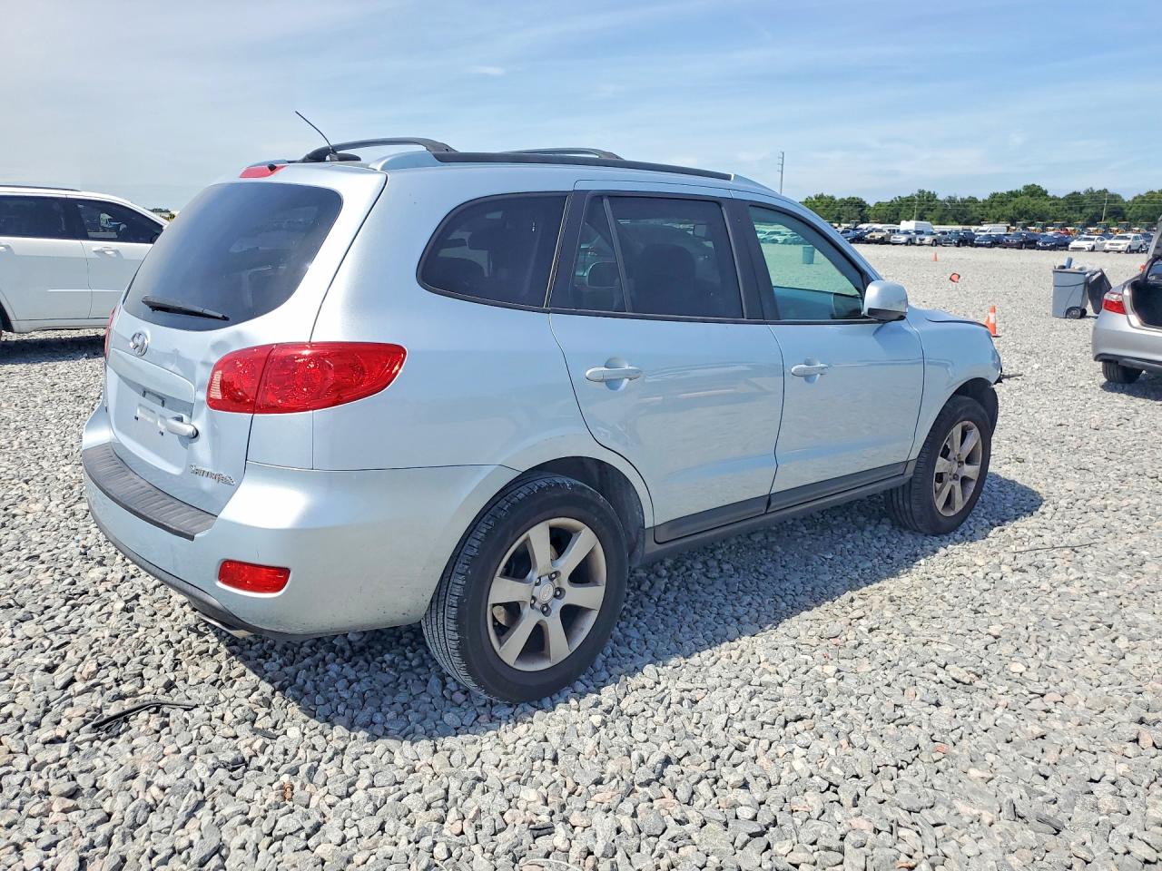 2007 Hyundai Santa Fe Se Silver vin: 5NMSH13E47H090052