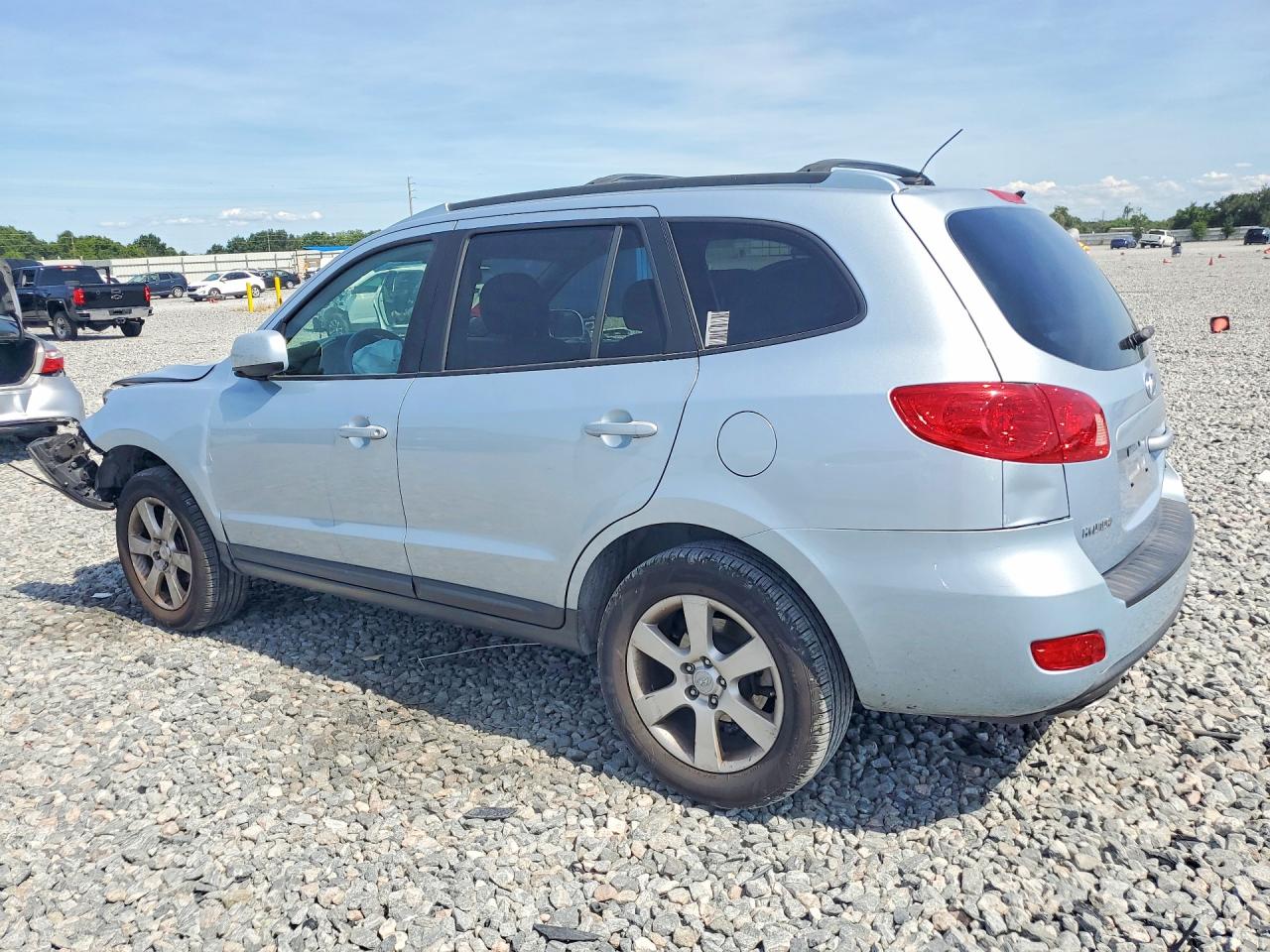 2007 Hyundai Santa Fe Se Silver vin: 5NMSH13E47H090052