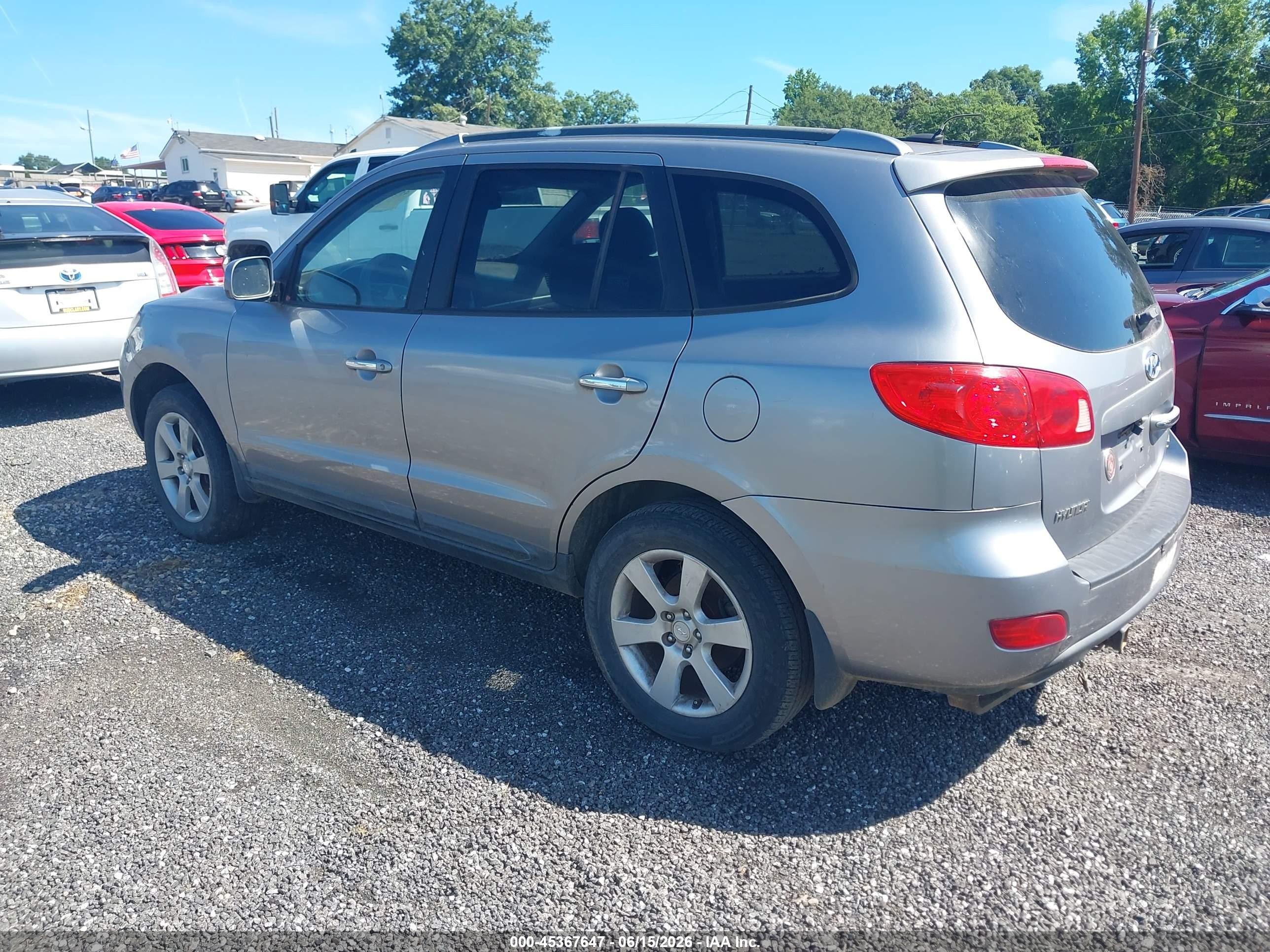 2008 Hyundai Santa Fe Se/limited Серый vin: 5NMSH13E48H141633