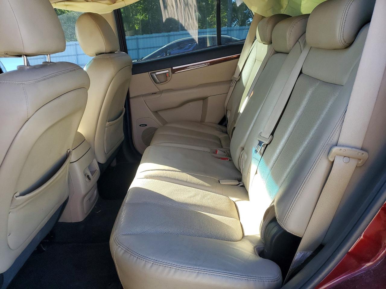 2008 Hyundai Santa Fe Se Burgundy vin: 5NMSH13E48H143866