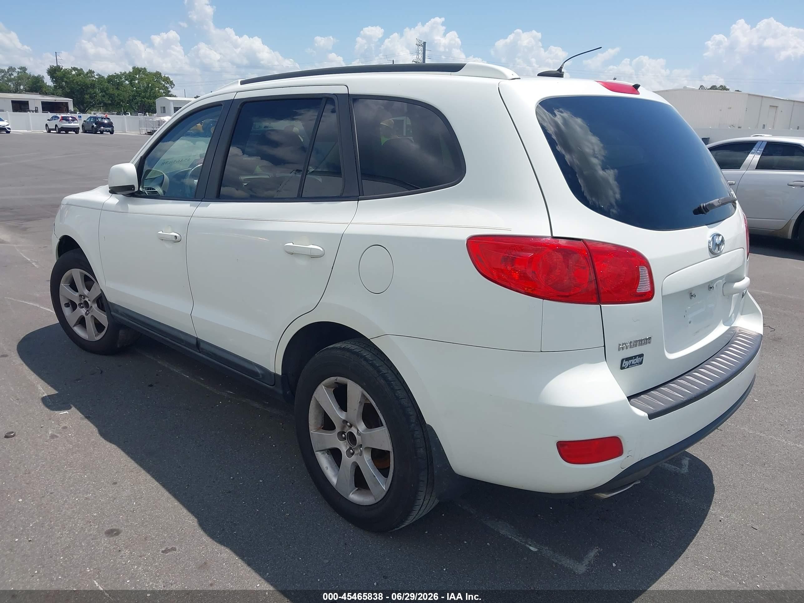 2008 Hyundai Santa Fe Limited/se Black vin: 5NMSH13E48H152759