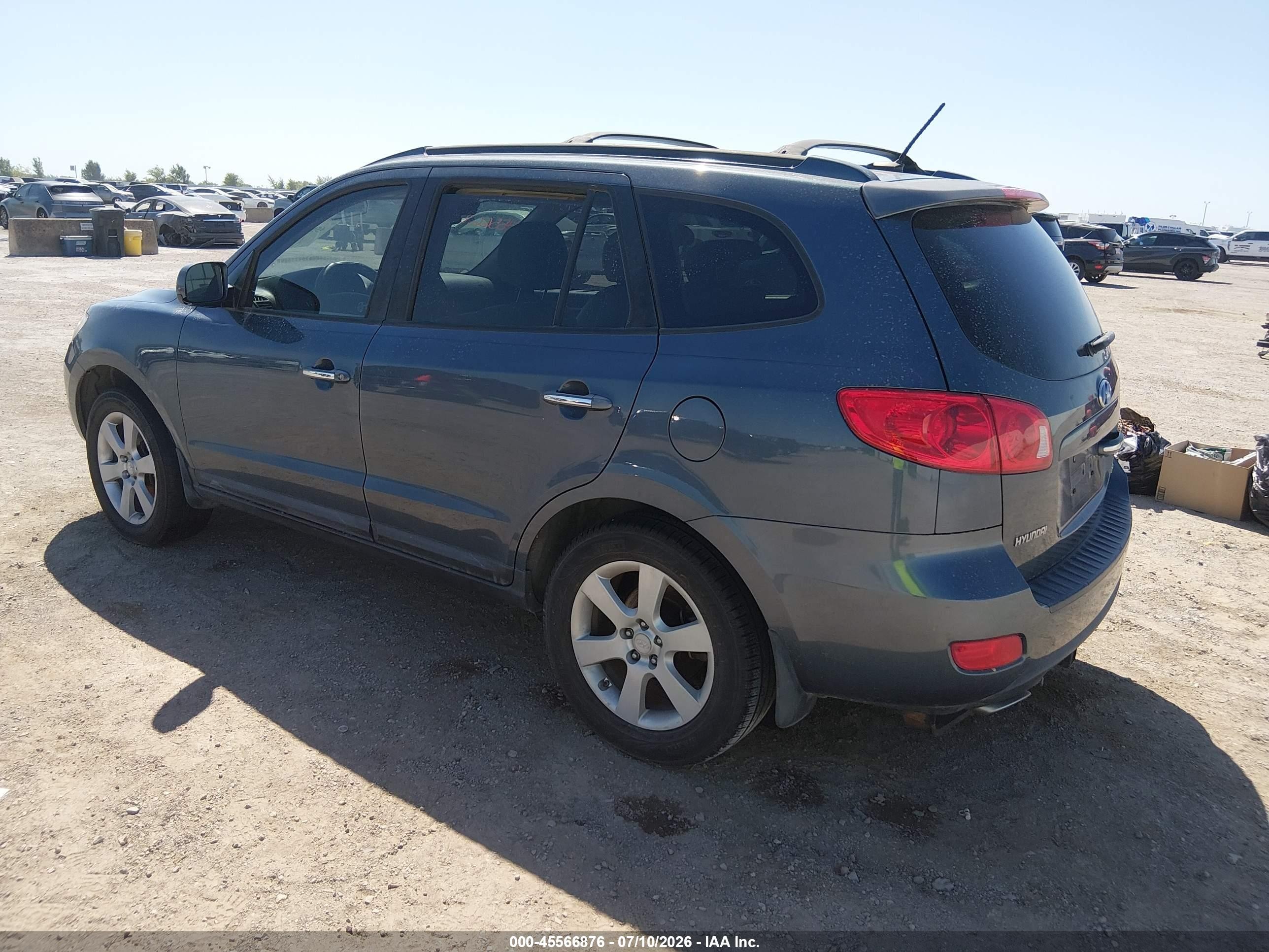 2008 Hyundai Santa Fe Limited/se Gray vin: 5NMSH13E48H182747