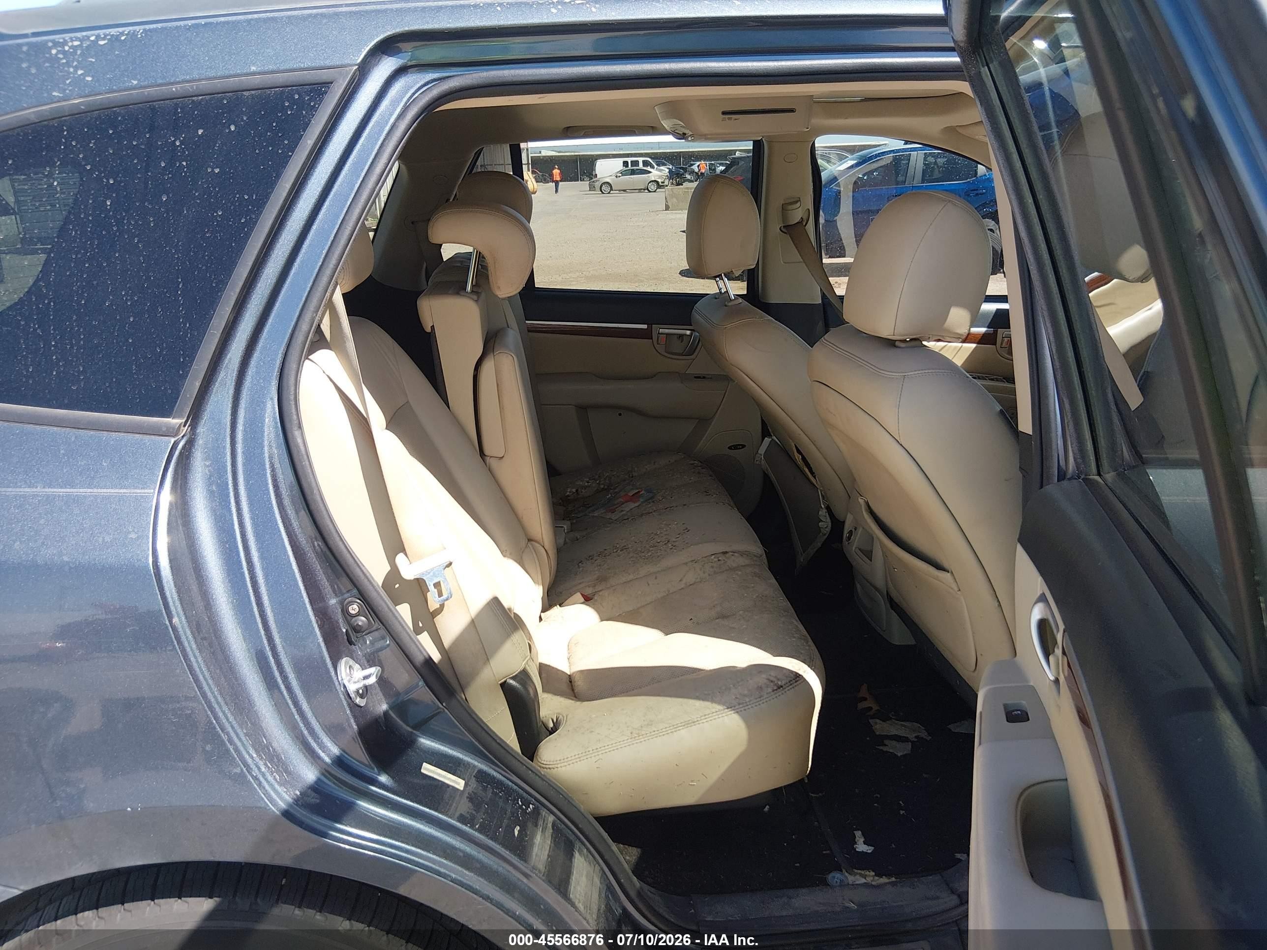2008 Hyundai Santa Fe Limited/se Gray vin: 5NMSH13E48H182747