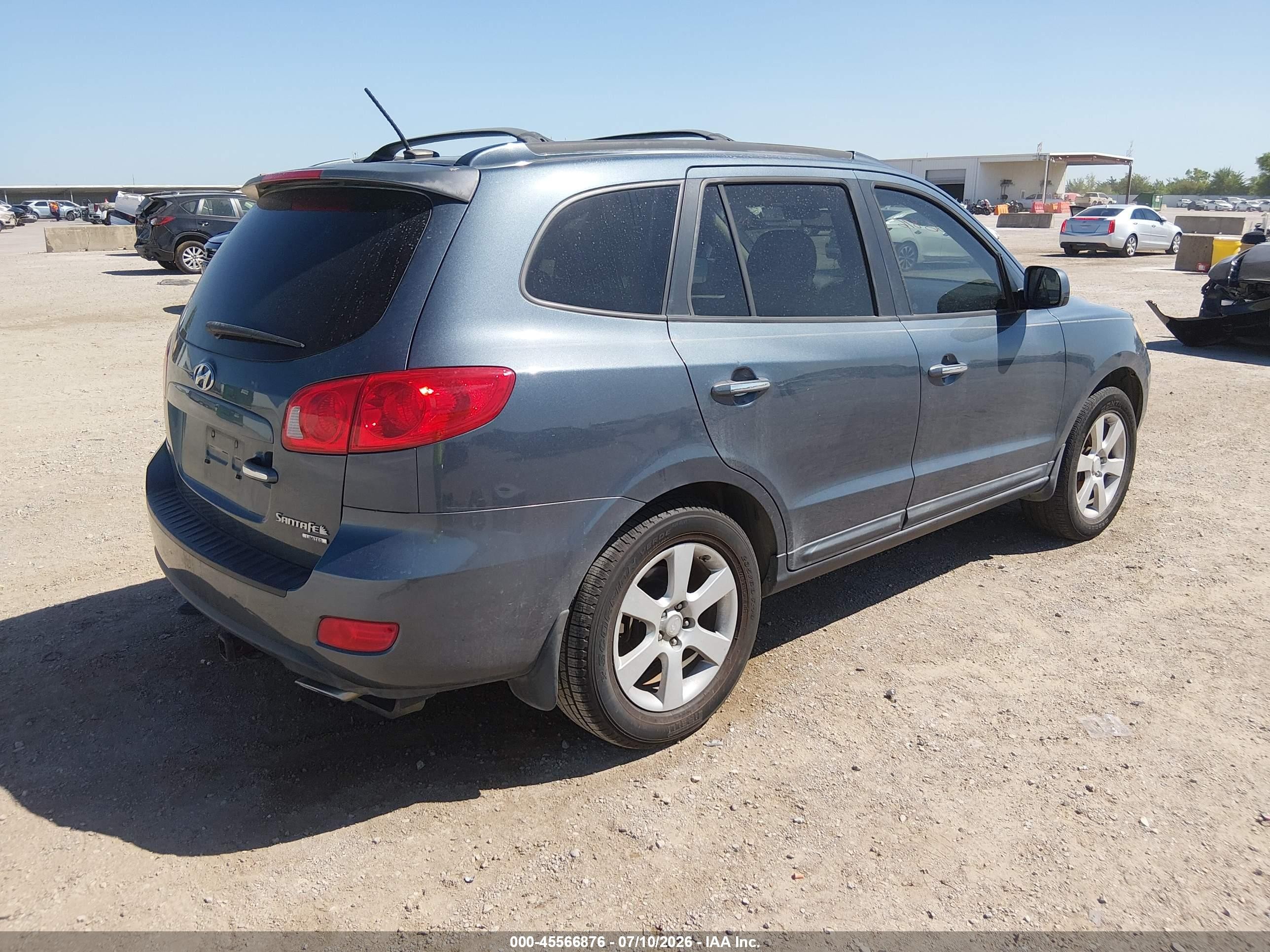 2008 Hyundai Santa Fe Limited/se Gray vin: 5NMSH13E48H182747