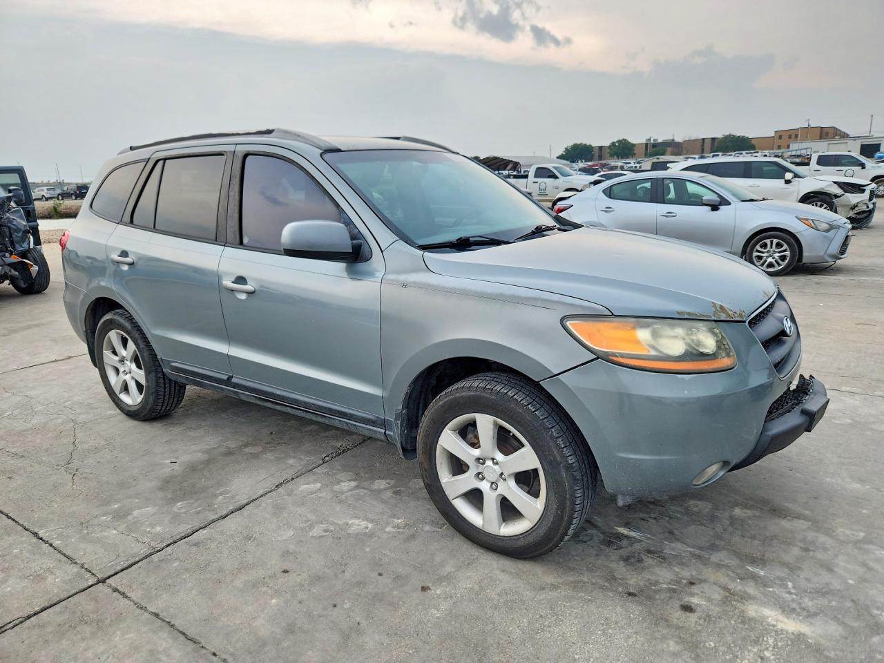 2008 Hyundai Santa Fe Se Gray vin: 5NMSH13E48H197250