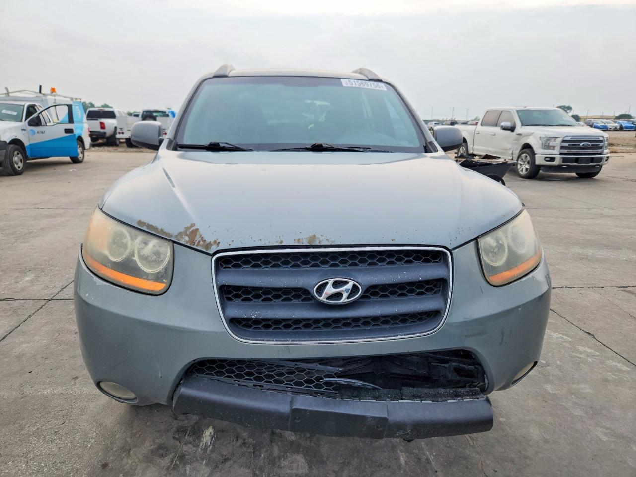 2008 Hyundai Santa Fe Se Gray vin: 5NMSH13E48H197250