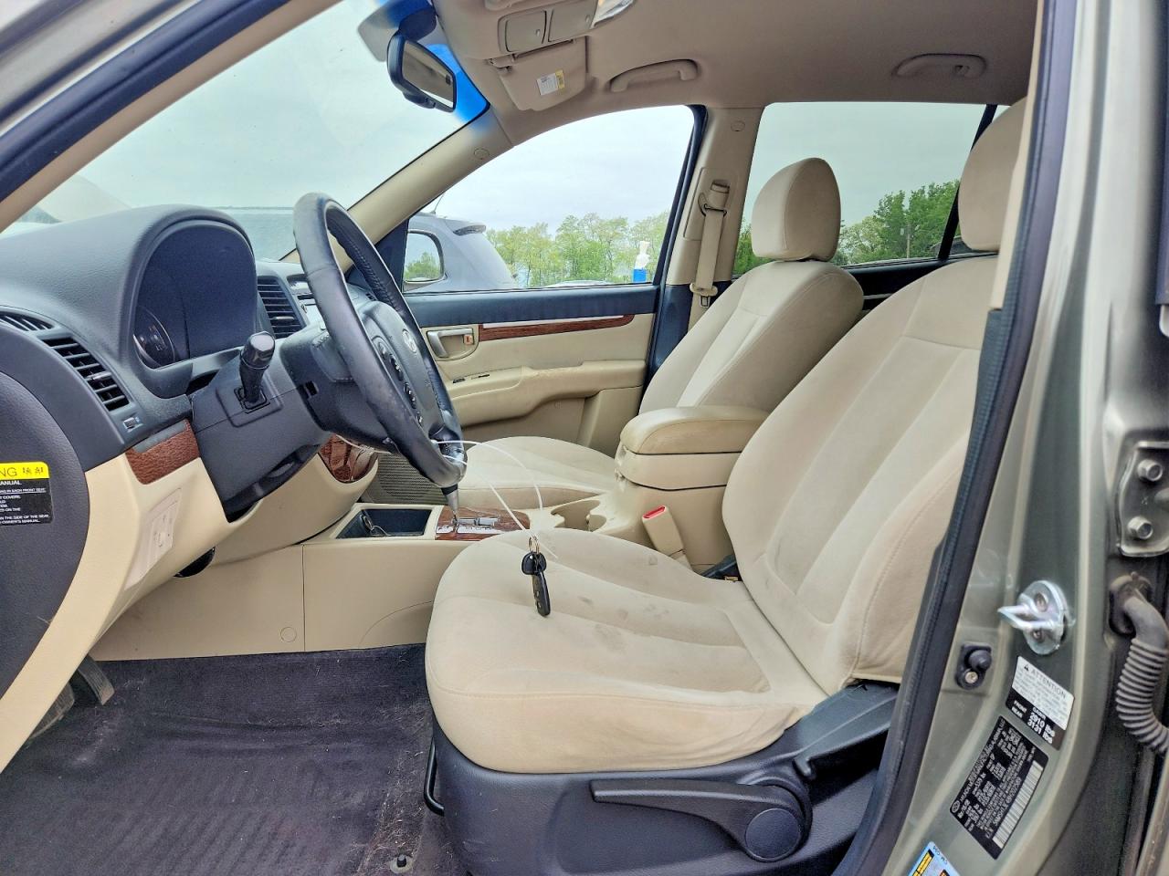 2008 Hyundai Santa Fe Se Gray vin: 5NMSH13E48H202589