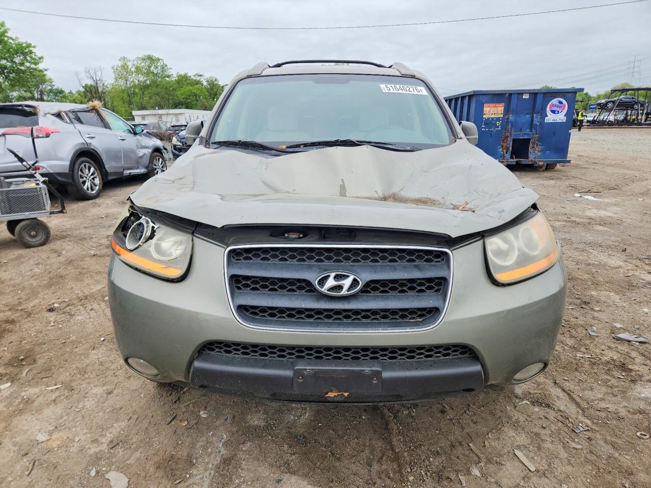 2008 Hyundai Santa Fe Se Gray vin: 5NMSH13E48H202589