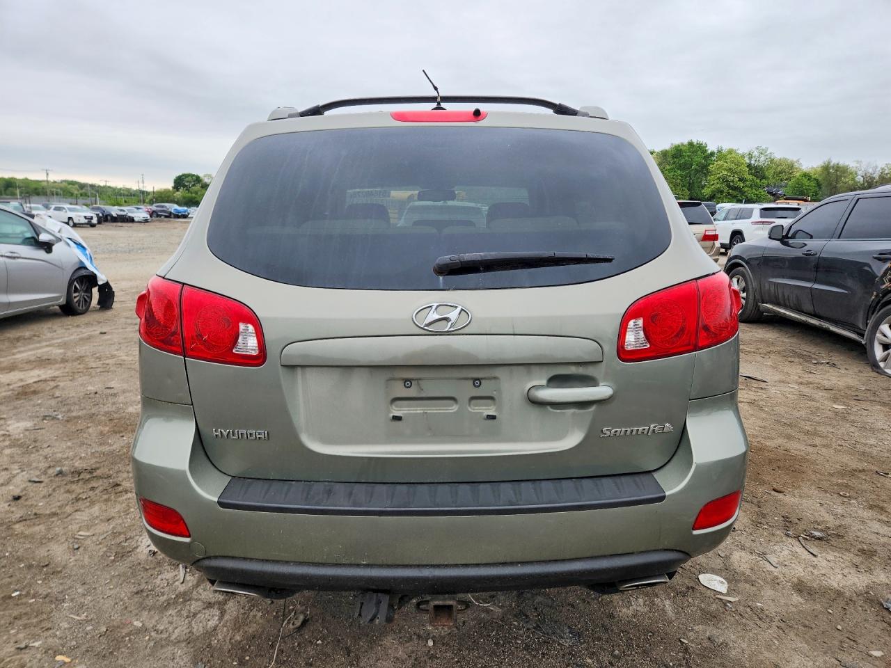 2008 Hyundai Santa Fe Se Gray vin: 5NMSH13E48H202589