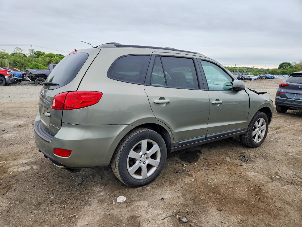 2008 Hyundai Santa Fe Se Gray vin: 5NMSH13E48H202589
