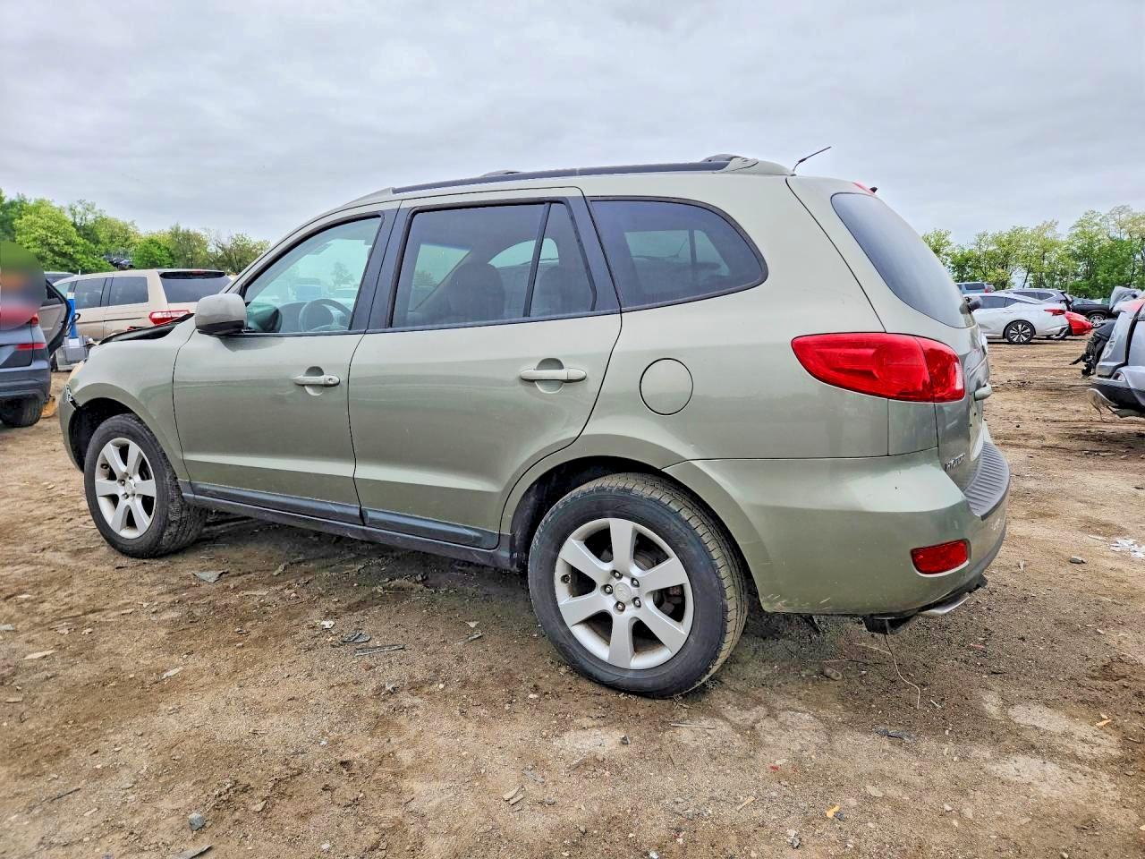 2008 Hyundai Santa Fe Se Gray vin: 5NMSH13E48H202589