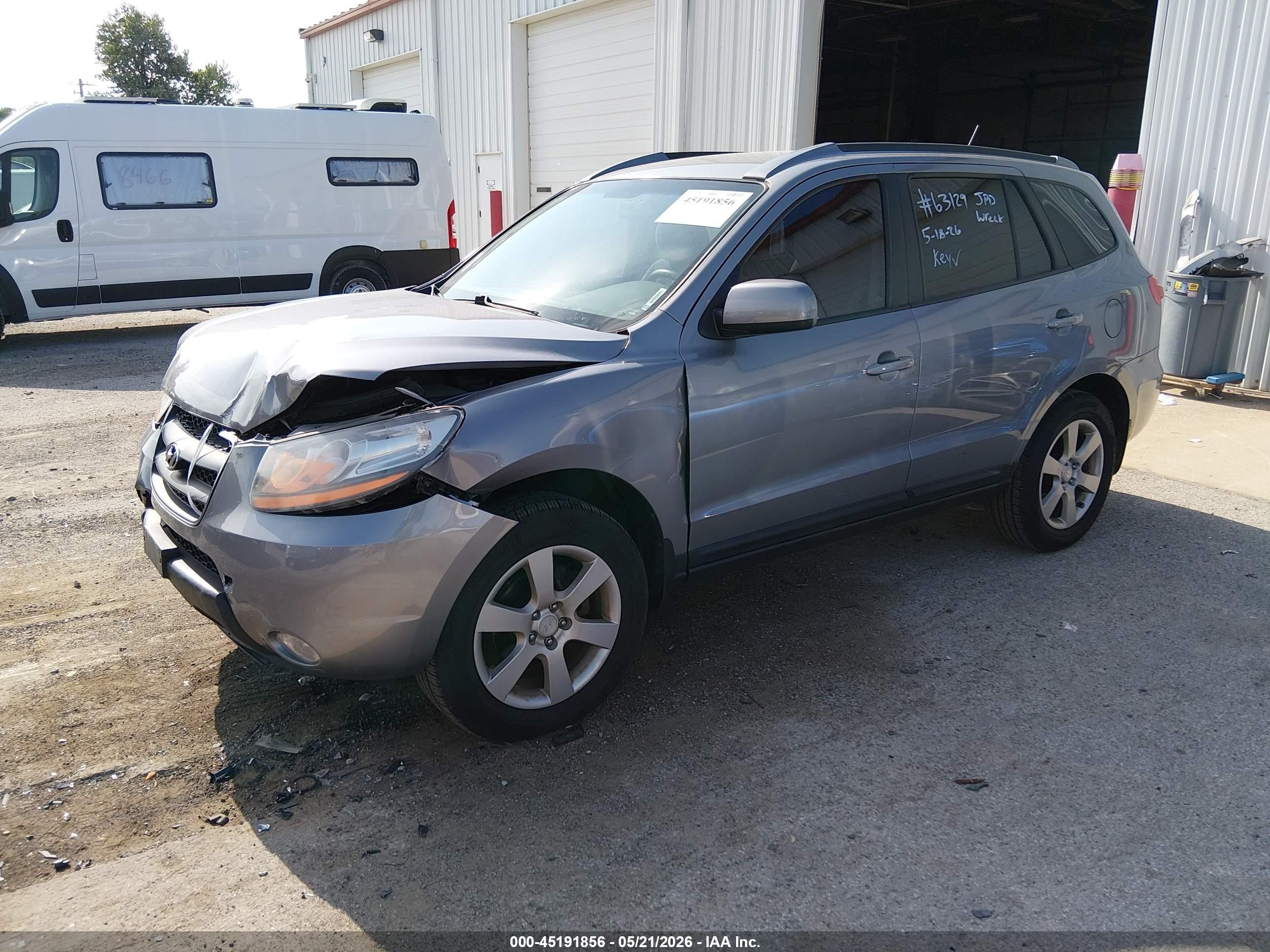 2008 Hyundai Santa Fe Limited/se Silver vin: 5NMSH13E48H206562
