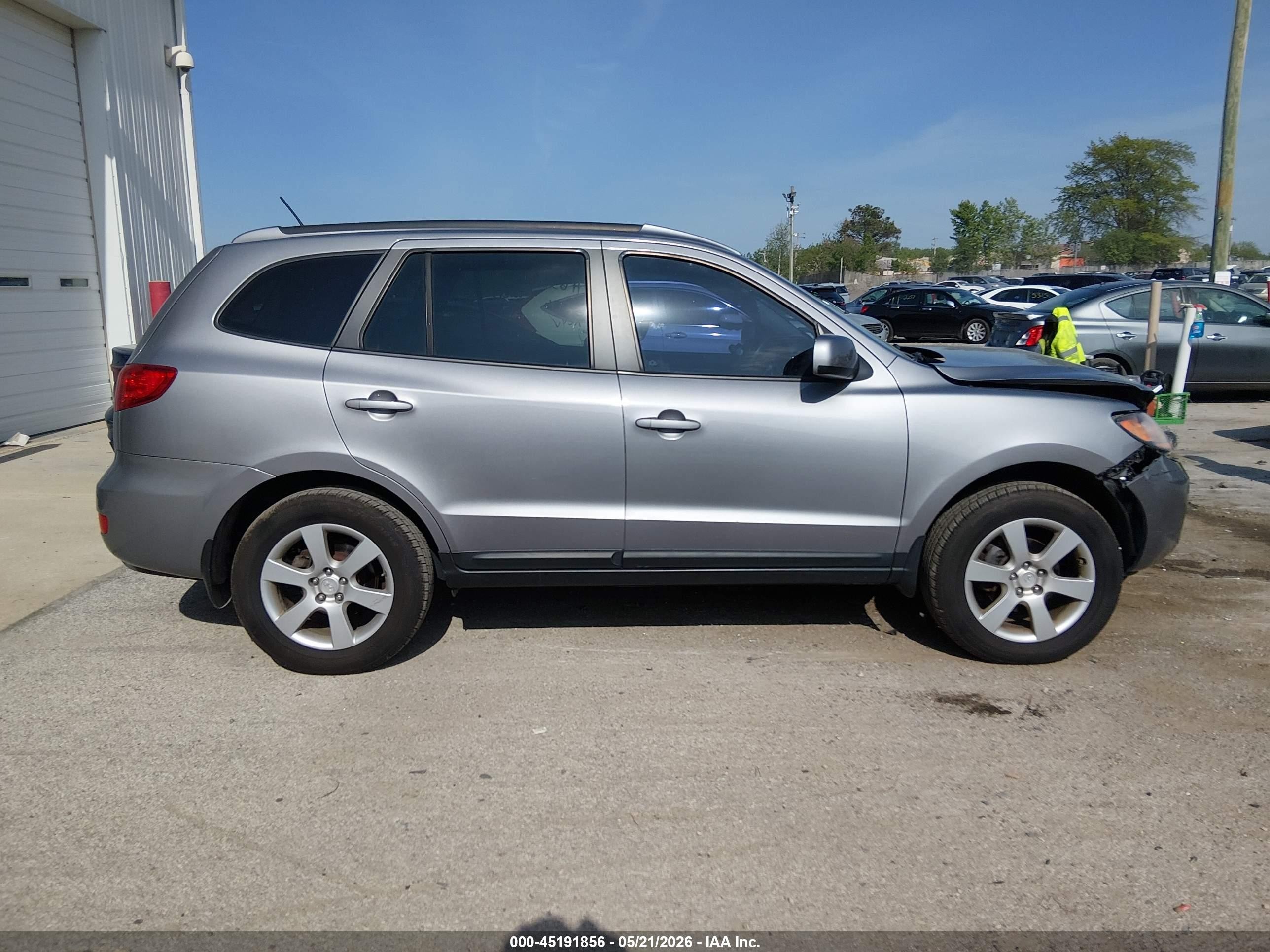 2008 Hyundai Santa Fe Limited/se Silver vin: 5NMSH13E48H206562
