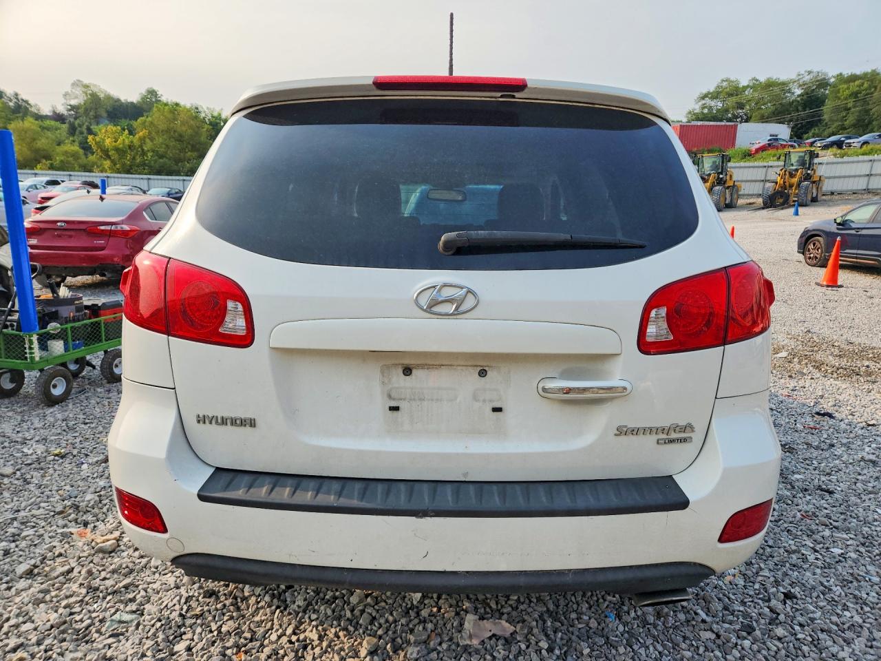 2008 Hyundai Santa Fe Se Белый vin: 5NMSH13E48H214578