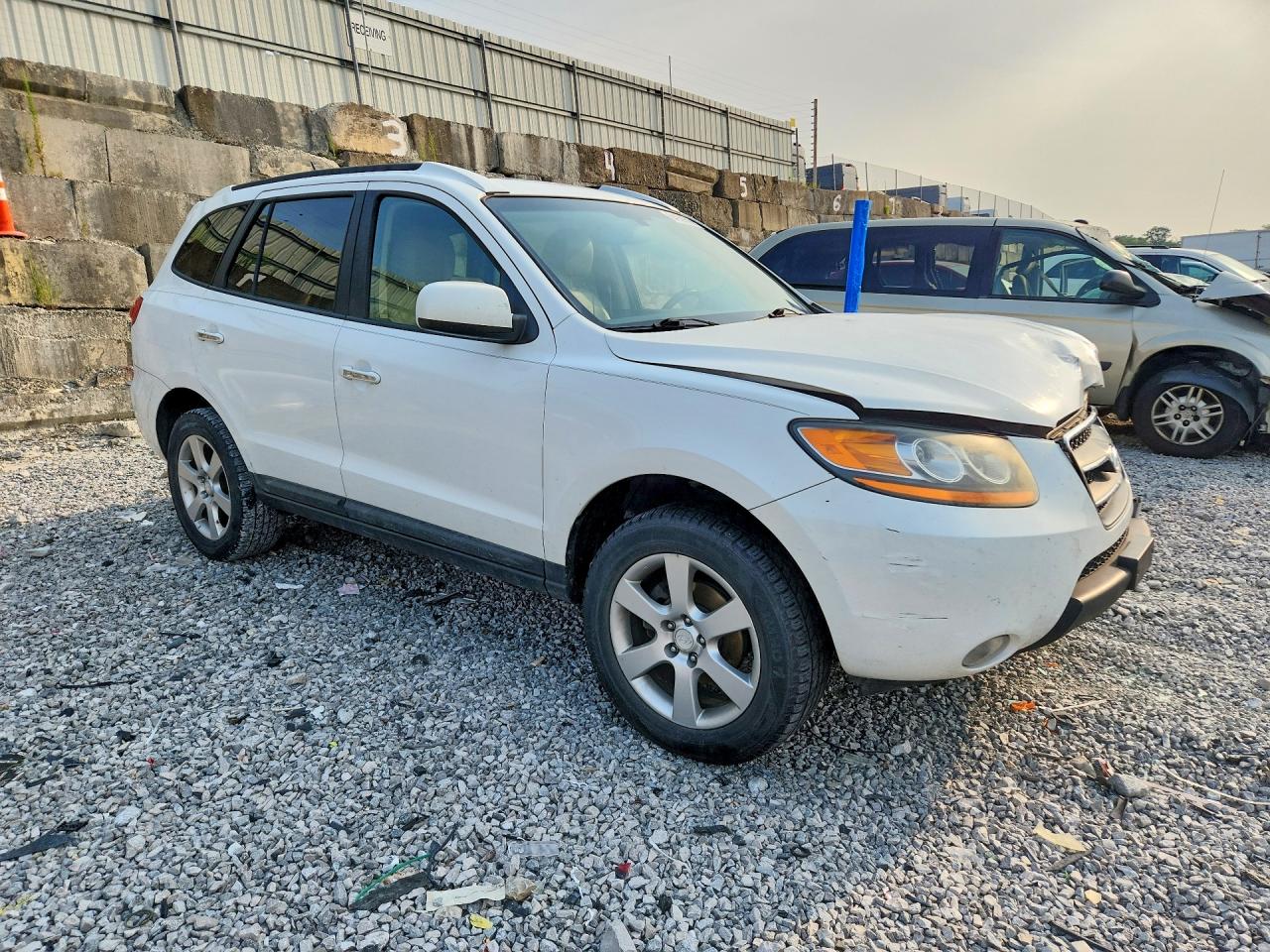 2008 Hyundai Santa Fe Se Белый vin: 5NMSH13E48H214578