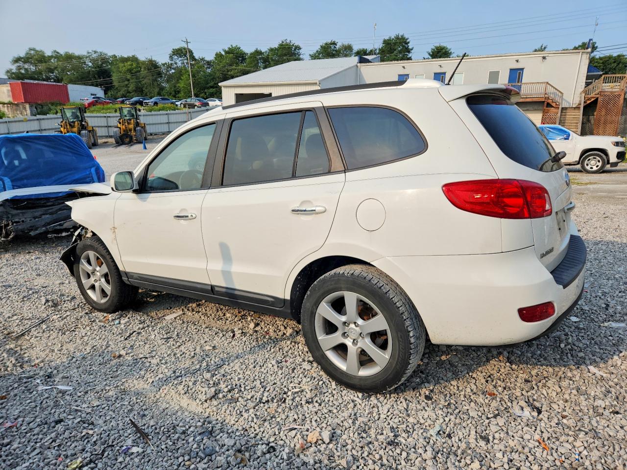 2008 Hyundai Santa Fe Se Белый vin: 5NMSH13E48H214578