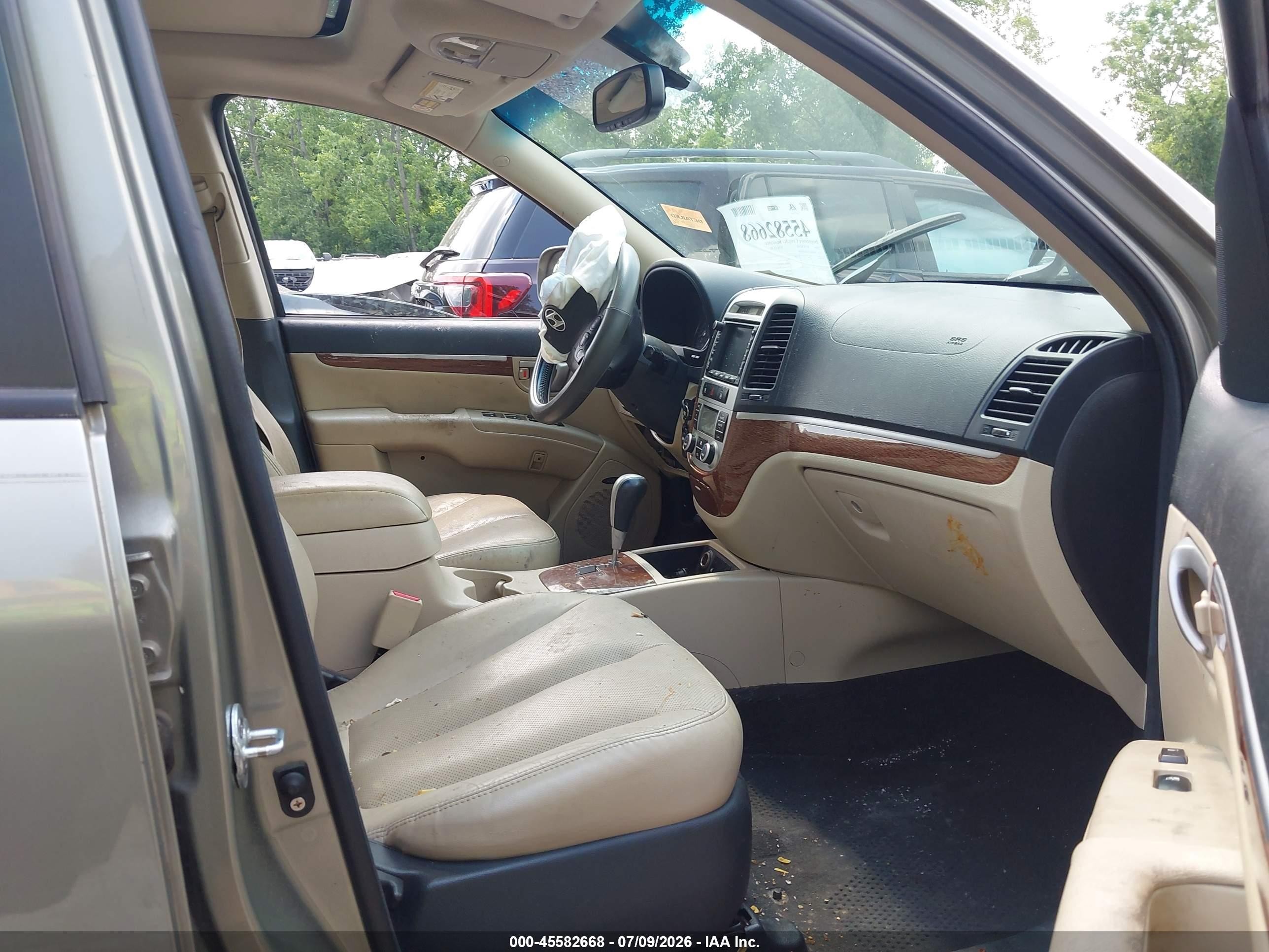 2009 Hyundai Santa Fe Limited Gray vin: 5NMSH13E49H240504