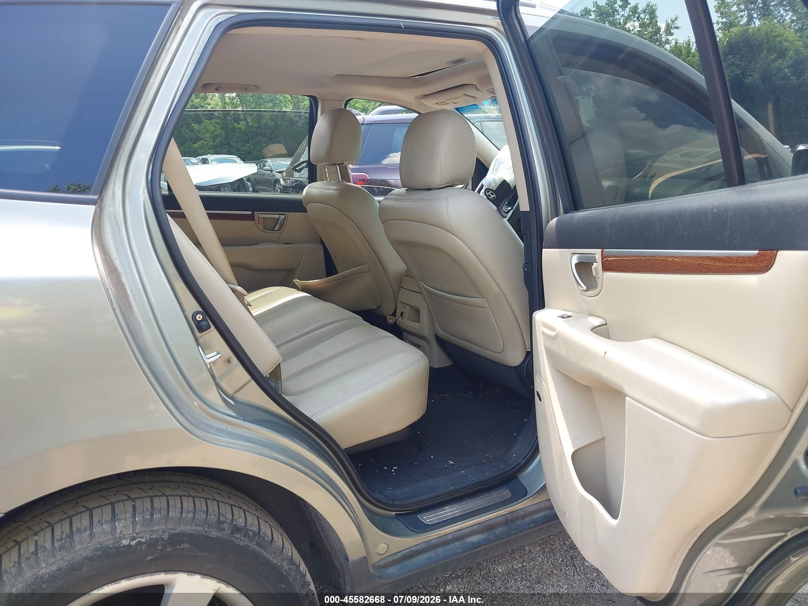 2009 Hyundai Santa Fe Limited Gray vin: 5NMSH13E49H240504