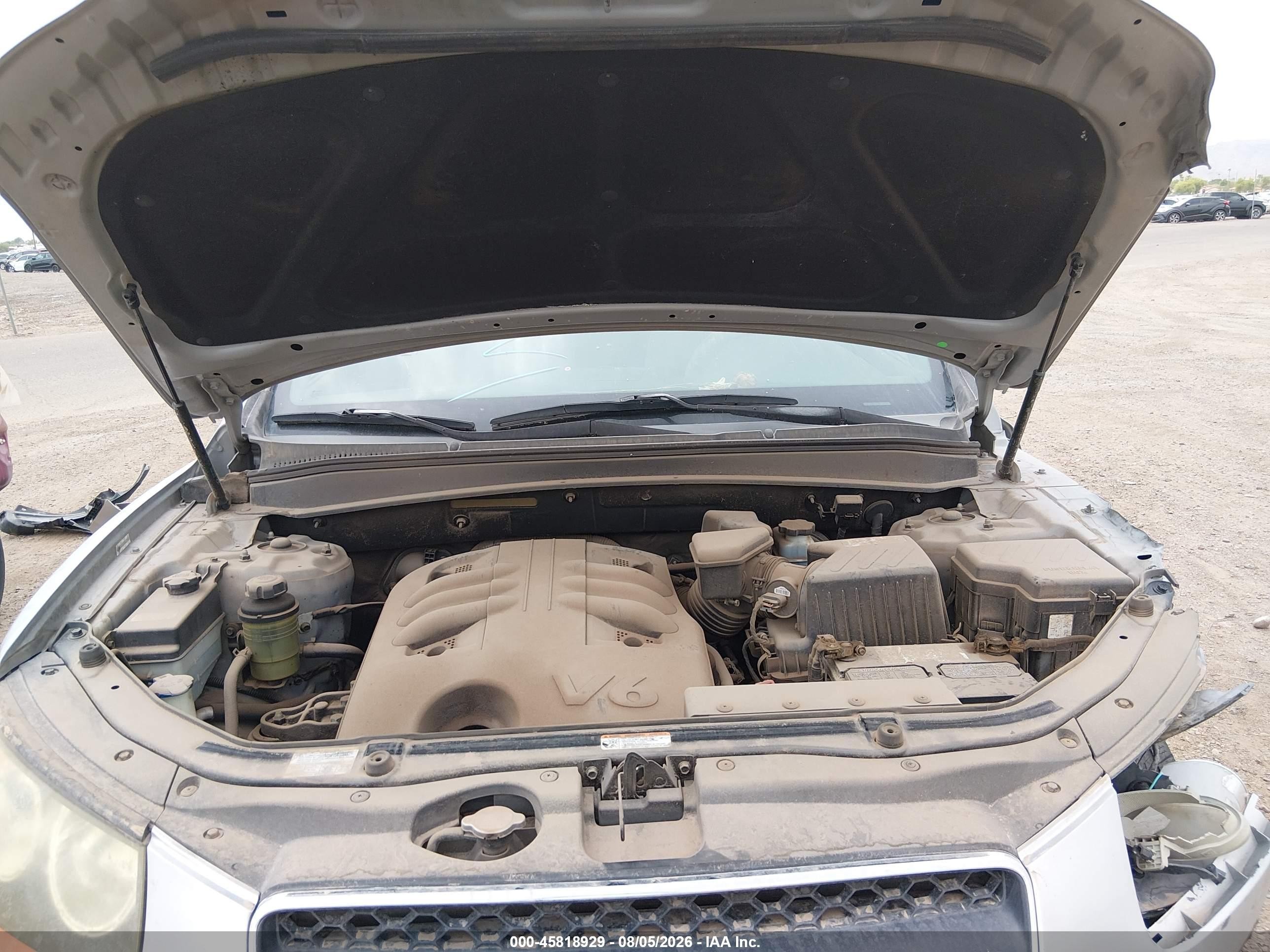 2009 Hyundai Santa Fe Se Silver vin: 5NMSH13E49H242513