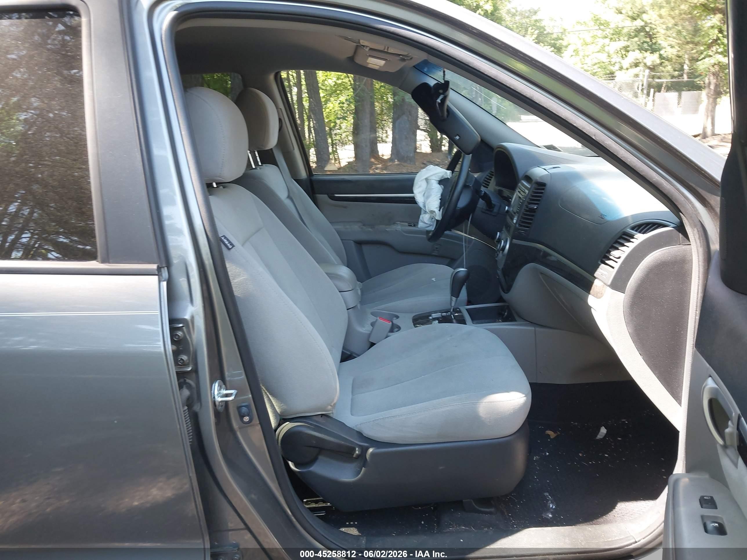 2009 Hyundai Santa Fe Se Gray vin: 5NMSH13E49H242849