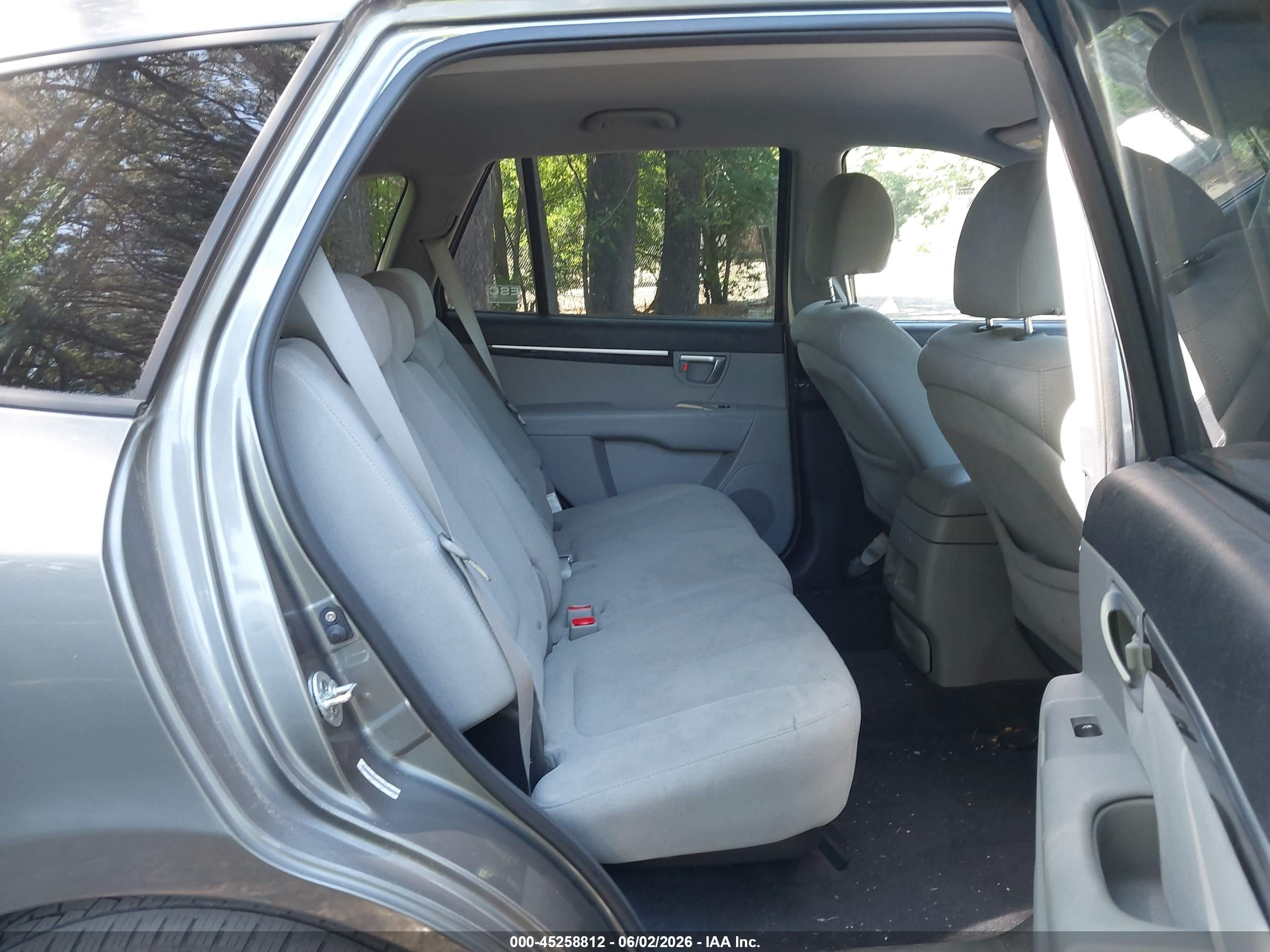 2009 Hyundai Santa Fe Se Gray vin: 5NMSH13E49H242849