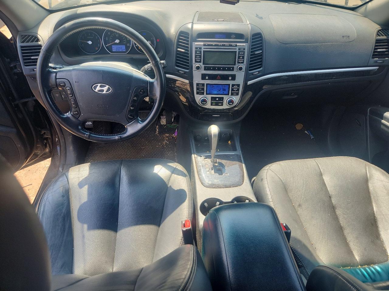 2009 Hyundai Santa Fe Limited Черный vin: 5NMSH13E49H287838