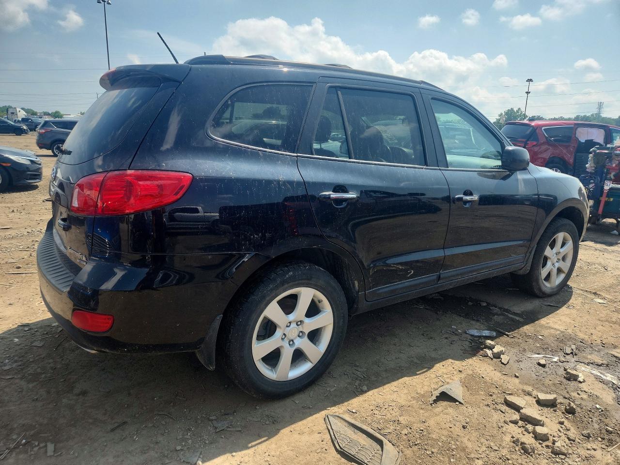 2009 Hyundai Santa Fe Limited Черный vin: 5NMSH13E49H287838